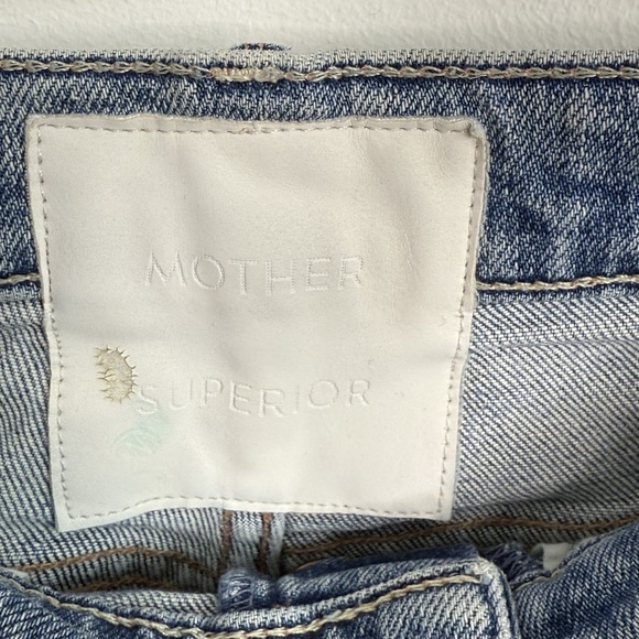 Mother Superior The Tripper 20 Minutes of Fame Light Wash Denim Jeans Size 26 - Picture 6 of 16